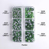 GlamCrystal 1540Pcs Hotfix Glass Rhinestones Set SS6-SS30 ATHLEXES