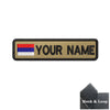 Custom 10cm Flag Patch Badge - Iron On or Hook Loop ATHLEXES