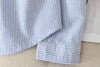 Autumn Chic Striped Cotton Oxford Shirt ATHLEXES