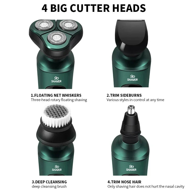 Precision Pro LCD Electric Shaver with USB Rechargeable ATHLEXES