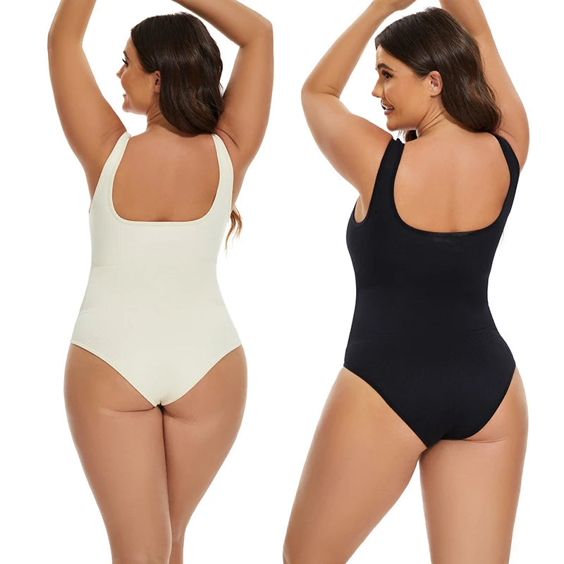 GUUDIA Ribbed Tummy Control Shaping Jumpsuit ATHLEXES