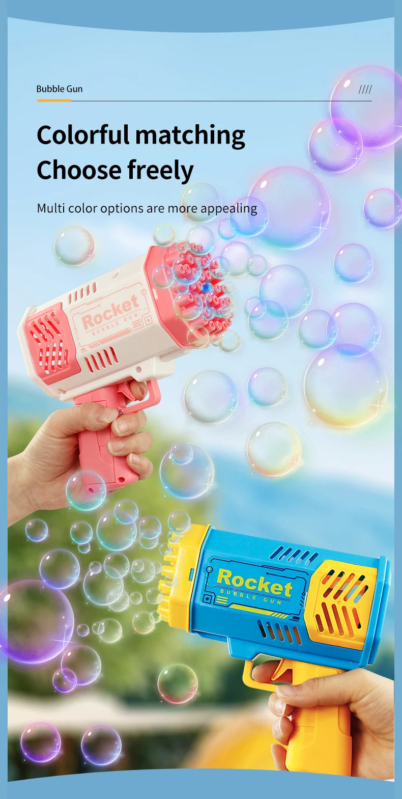 Galaxy Bubbles Electric Gun for Kids Fun ATHLEXES