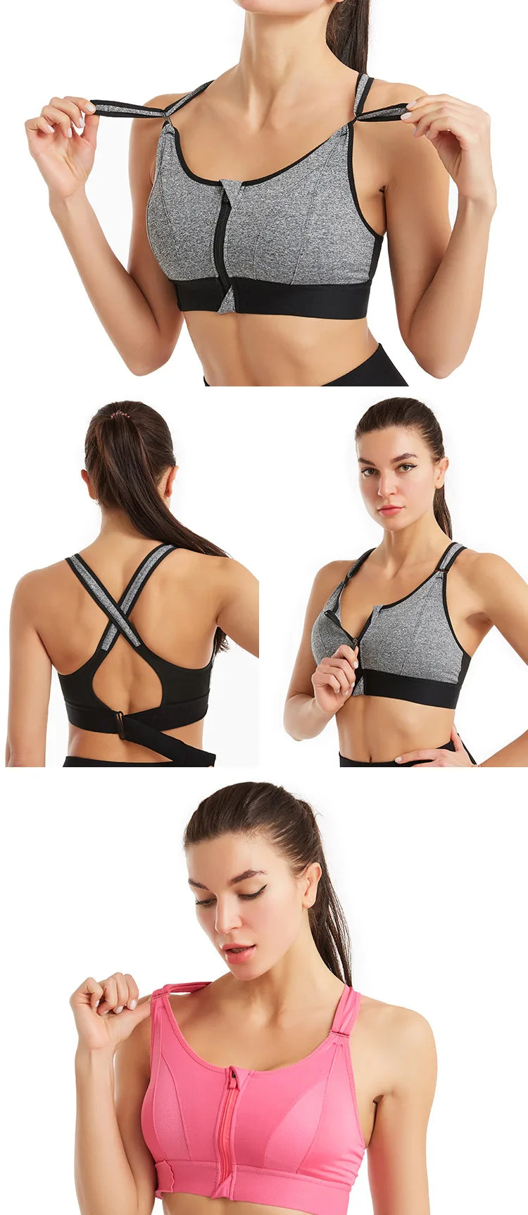 ZenFlex Plus Size Sports Bra Crop Top ATHLEXES