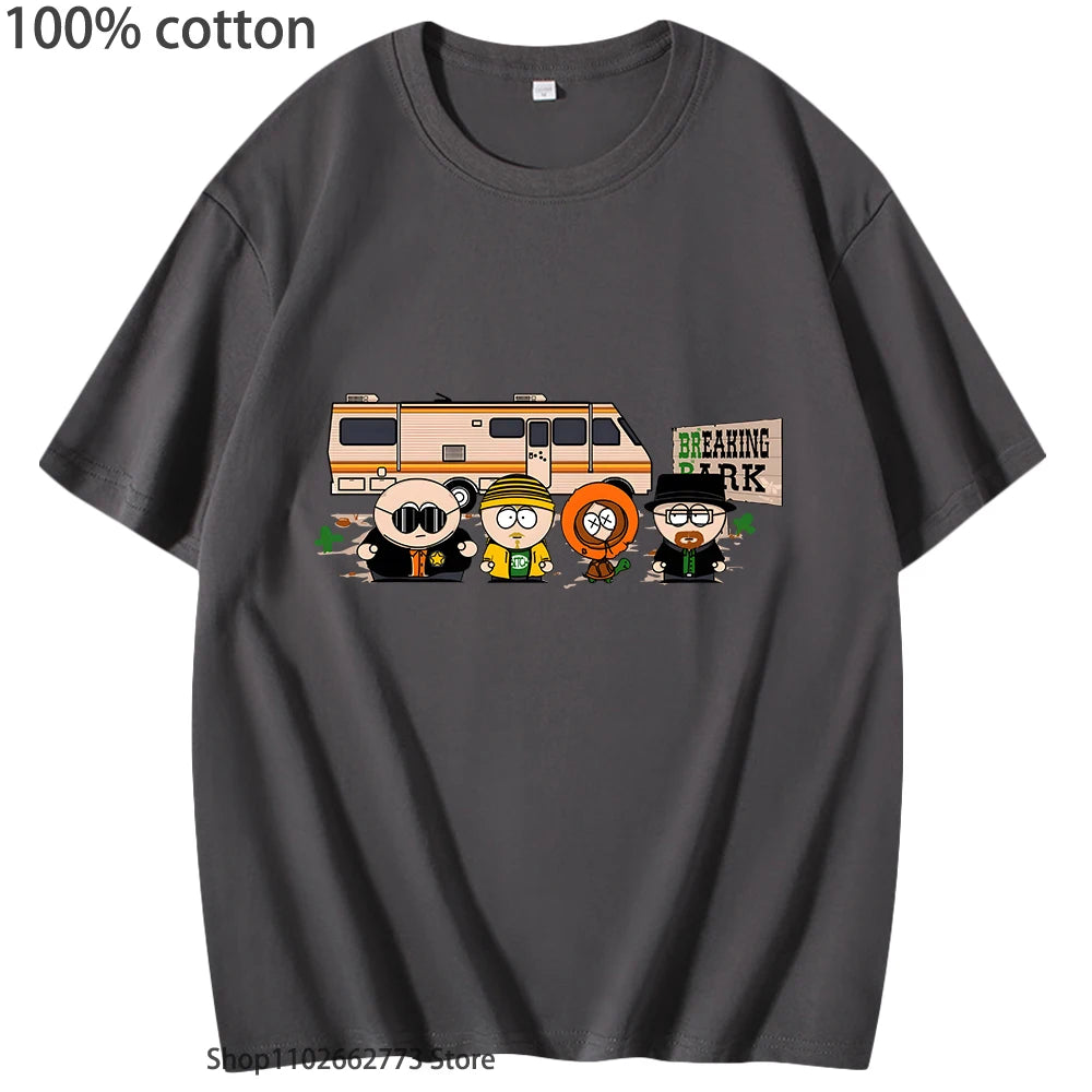 Breaking Bad Chicken Brothers Cotton Tee - Y2K Streetwear ATHLEXES