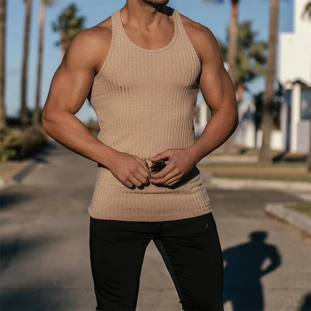 EliteFit Men's Breathable Gym Tank Top ATHLEXES