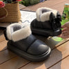 BowWarm Plush Ankle Boots for Cozy Winter Elegance ATHLEXES