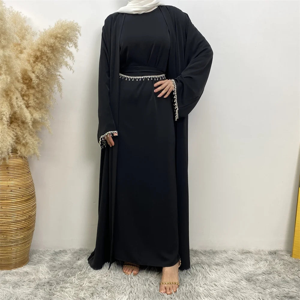 New Fashion Muslim Women Two-Piece Dress Set ATHLEXES