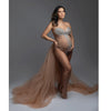GoddessGlow Maternity Rhinestone Jumpsuit Dress ATHLEXES