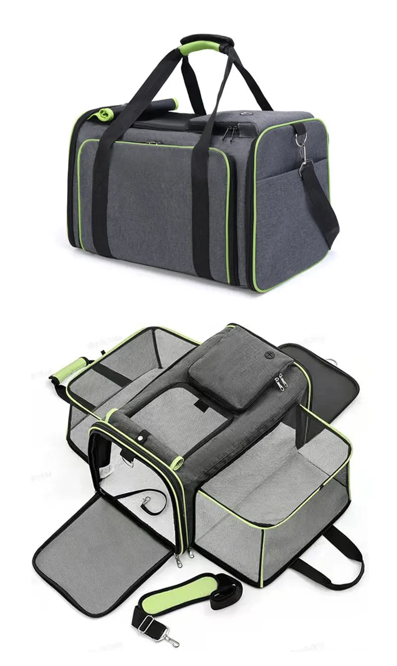 Expandable Airline-Approved Cat Carrier ATHLEXES