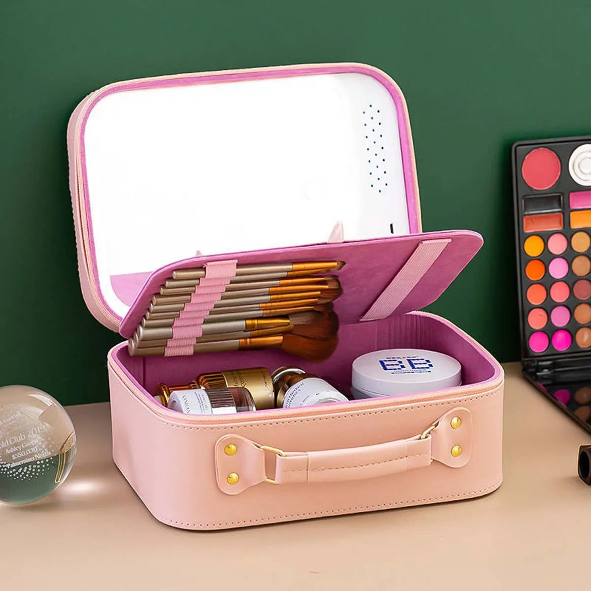 LumiCase LED Makeup Bag with Mirror ATHLEXES