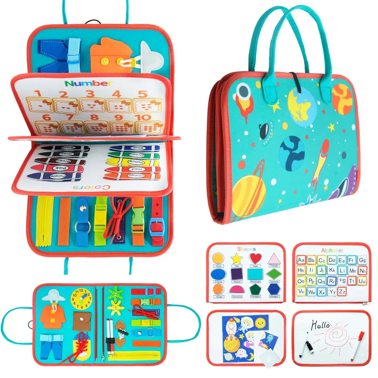Felt Learning Board Busy Board ATHLEXES
