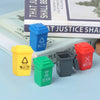 Miniature Trash Can Set for Dollhouse Decor ATHLEXES