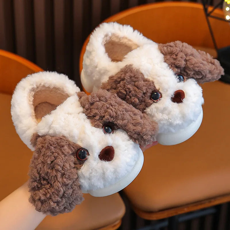 CozyPaws Non-Slip Boys Cotton Slippers for Kids ATHLEXES
