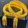 XUHUANG Dubai Gold Bangles with Tassel Pendant ATHLEXES