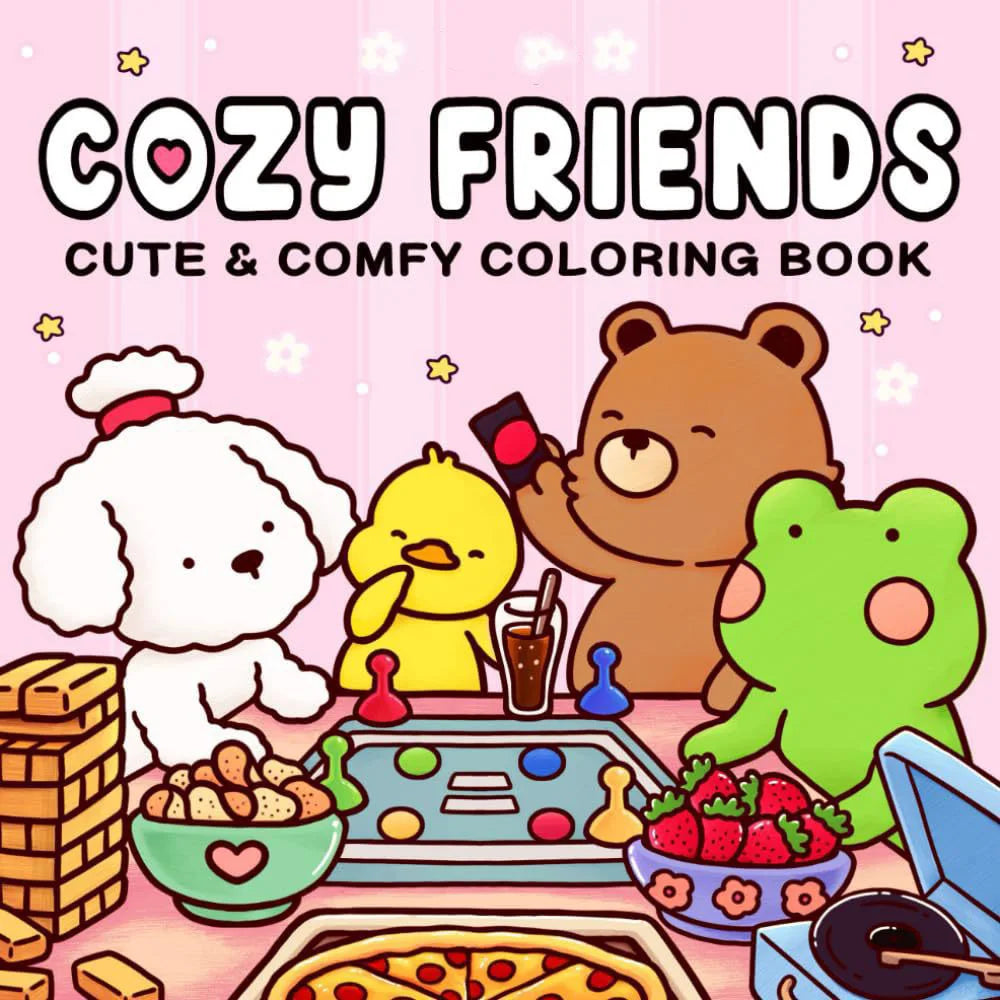 Hygge Creatures Coloring Book for Relaxation ATHLEXES