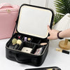 LuxeGlow LED Makeup Case with Mirror ATHLEXES