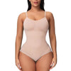 Super Sale V Neck Spaghetti Strap Bodysuit Compression Body Suits Open Crotch Shapewear Slimming Body Shaper Smooth Out Bodysuit ATHLEXES