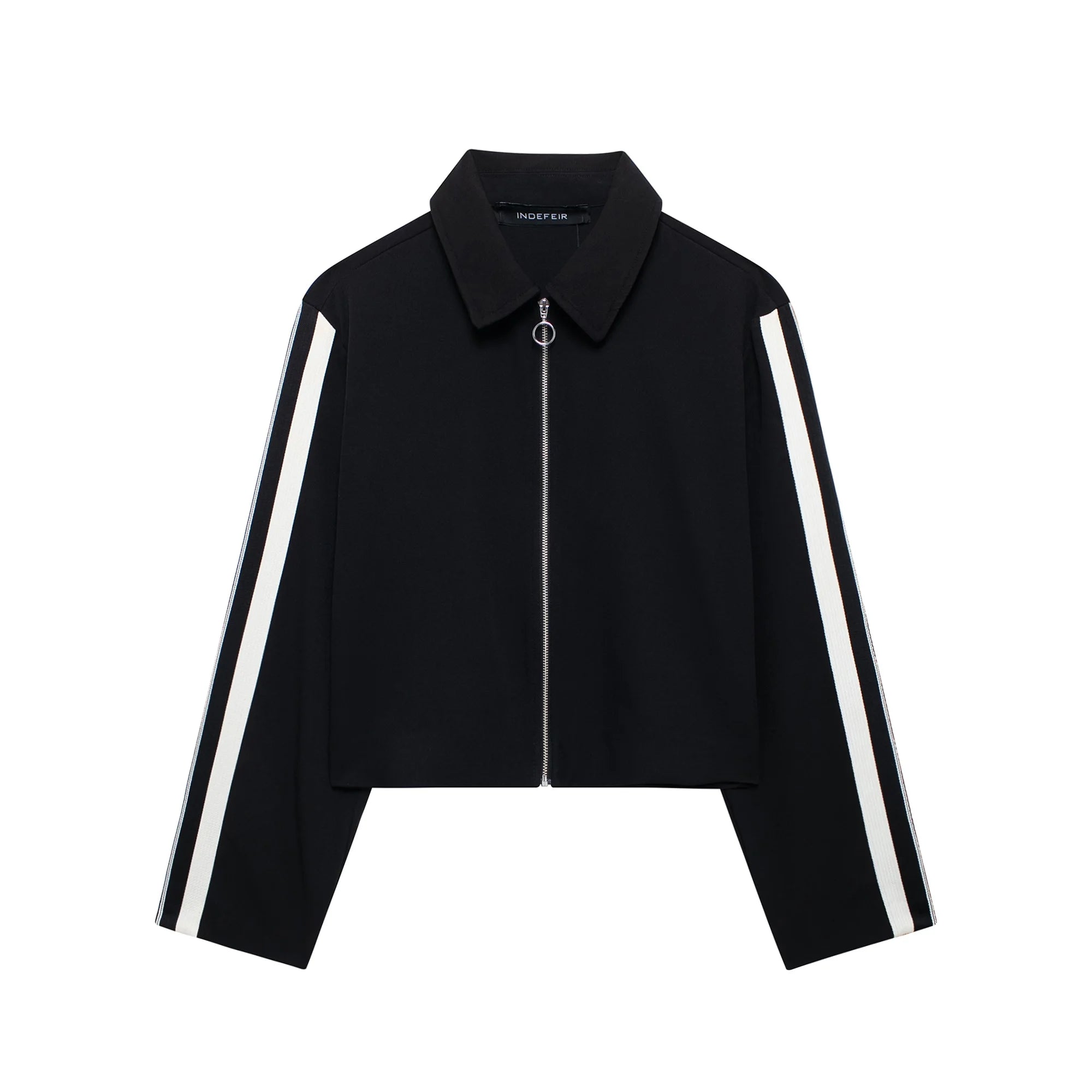 TRAFZA Luxe Stripe Jacket & Trousers Set for Women ATHLEXES