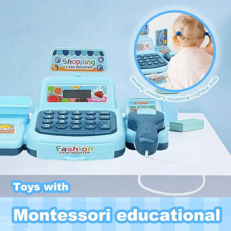 Supermarket Cashier Electronic Game Toy Set ATHLEXES