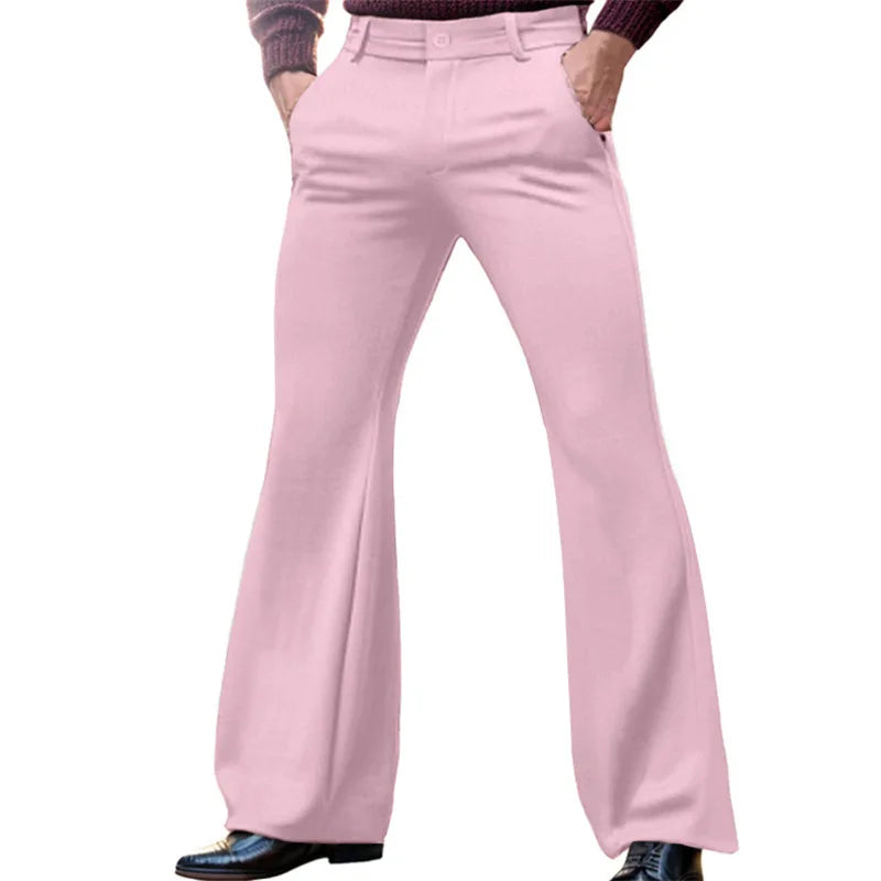 Elegant Plus Size Men's Flare Trousers ATHLEXES