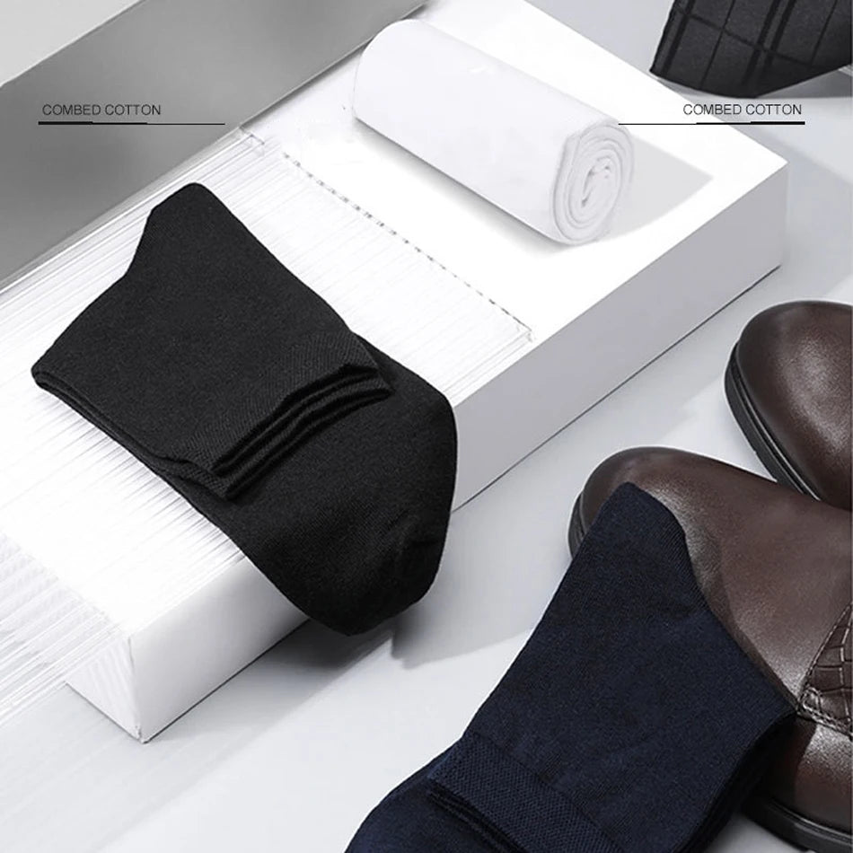 Elite Comfort Cotton Socks for Men - 10 Pairs ATHLEXES