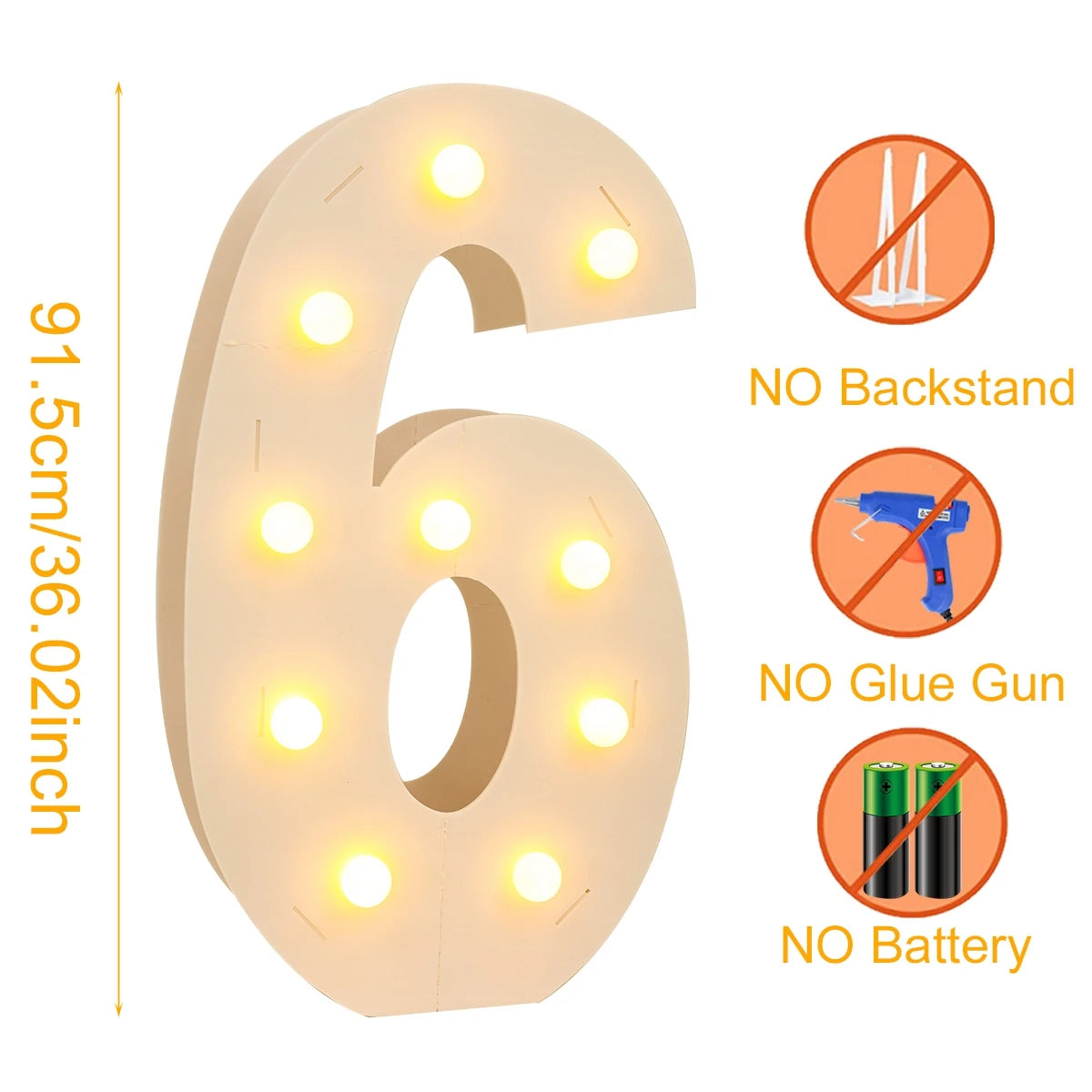 Giant LED Number Frame for Stunning Celebrations ATHLEXES