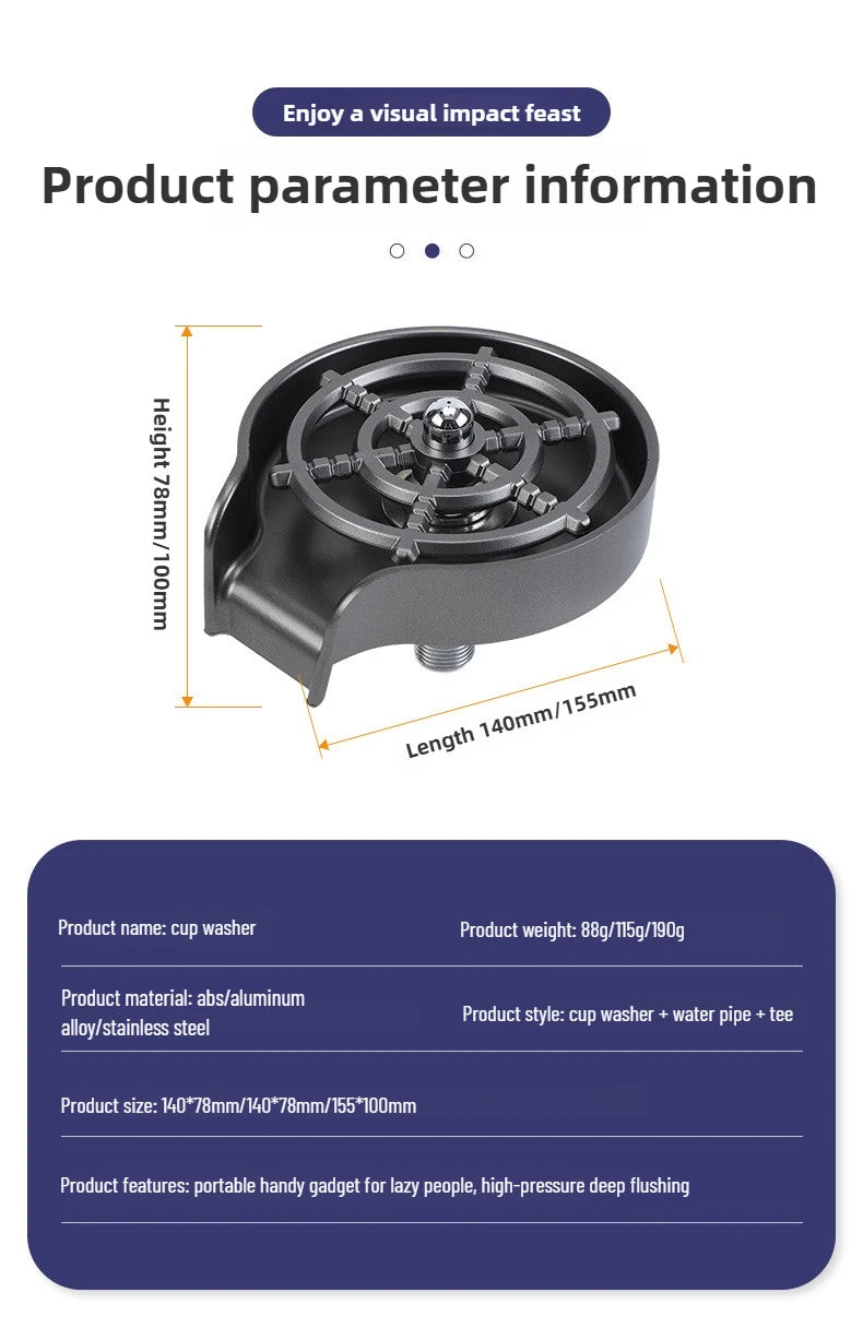 AquaRinse High-Pressure Cup Washer ATHLEXES