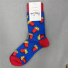 Happy Socks Men's Diamond Check Crew Socks for All Seasons ATHLEXES