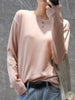 YSZWDBLX Women's Slim Fit Knit O-neck Sweater ATHLEXES