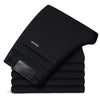 Classic Black Biker Stretch Denim Trousers ATHLEXES