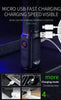 Tactical Zoom LED Flashlight - USB Rechargeable Torch ATHLEXES