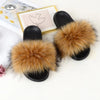 Luxury Faux Fur Slides for Women - Summer Comfort ATHLEXES