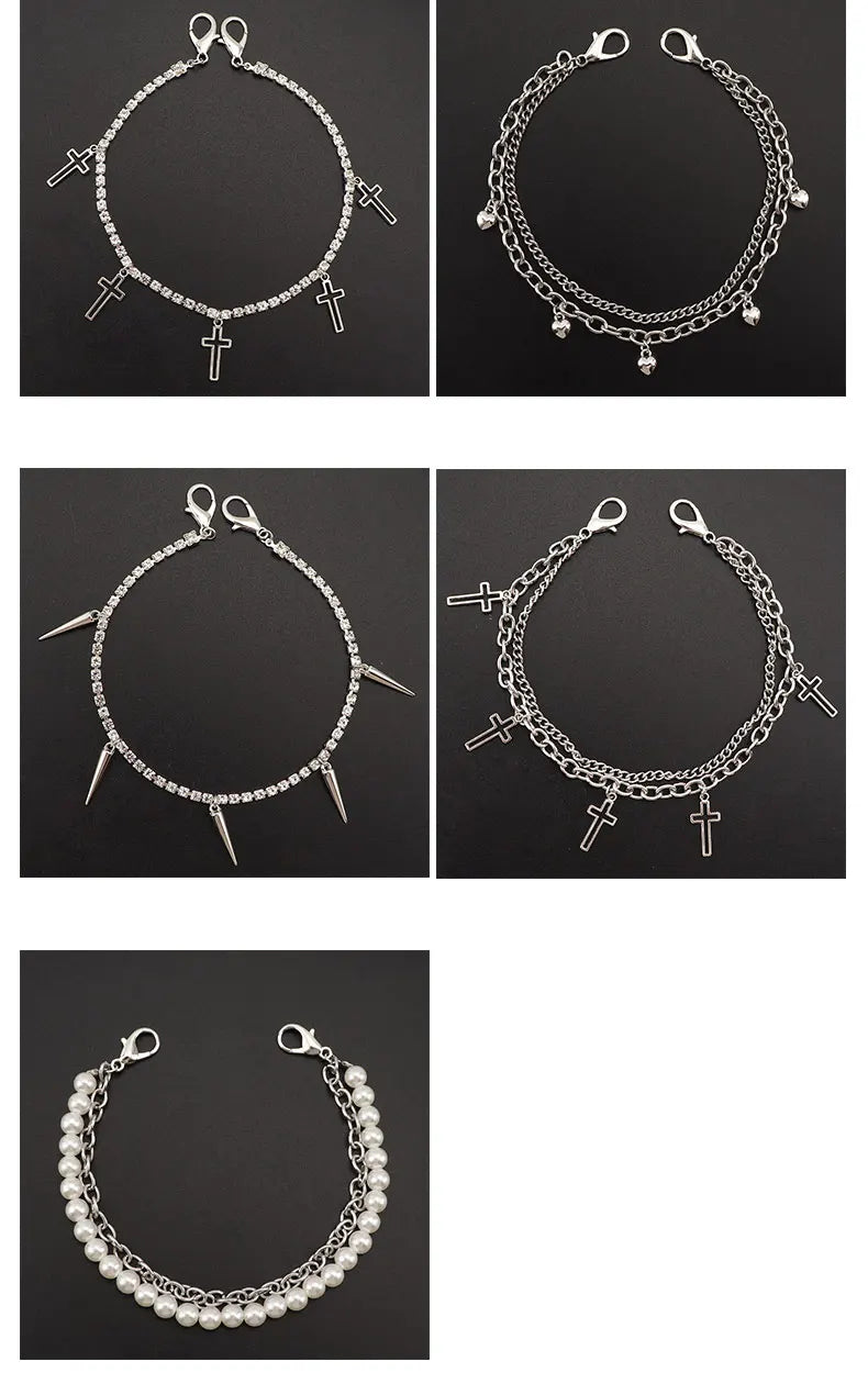 Bling Rhinestone Chain Shoe Decor for Women’s Sneakers and Accessories ATHLEXES
