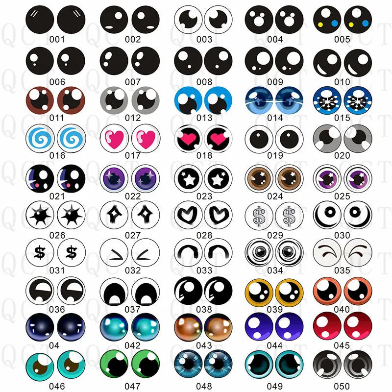 Dazzling Dragon Cat Eye Glass Cabochons - 50Pcs Set ATHLEXES