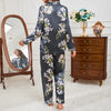 Autumn Pajama Women Silk Satin Set ATHLEXES