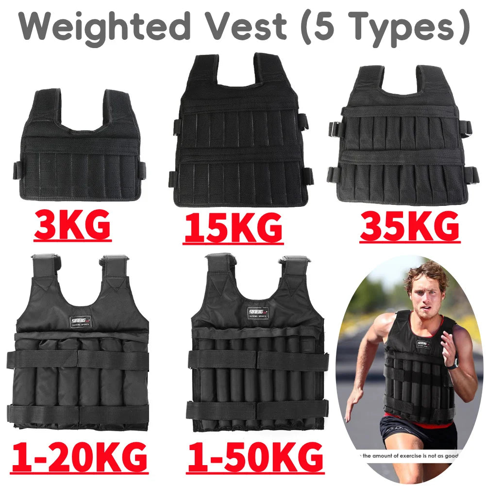 Adjustable Weighted Vest for Cardio Training ATHLEXES