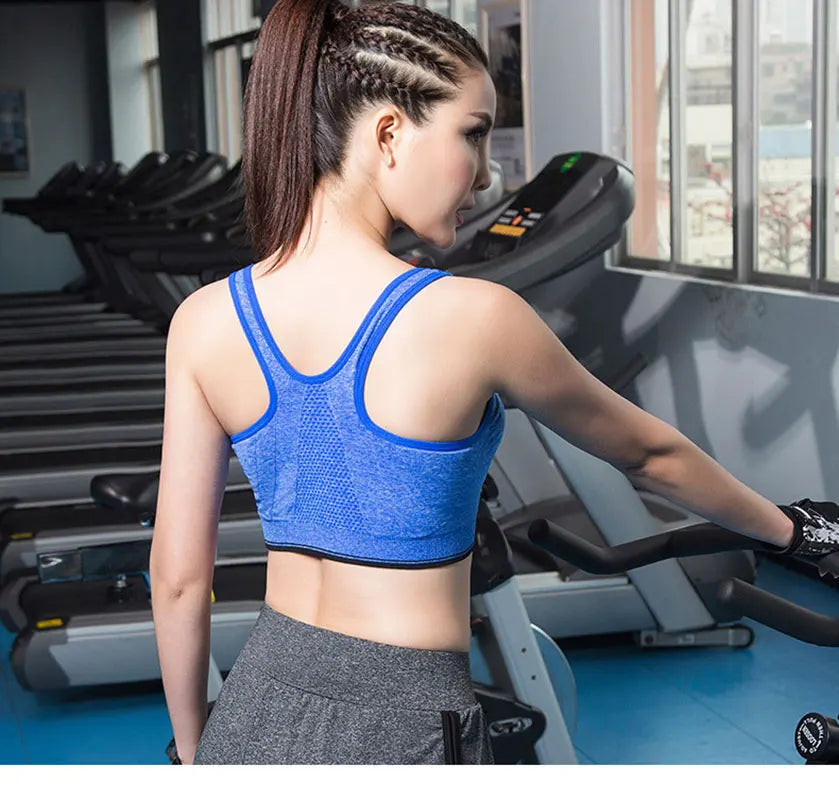 BreatheFit Front Zipper Sports Bra ATHLEXES