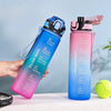 HydraMark 1L Gradient Time-Marker Water Bottle ATHLEXES