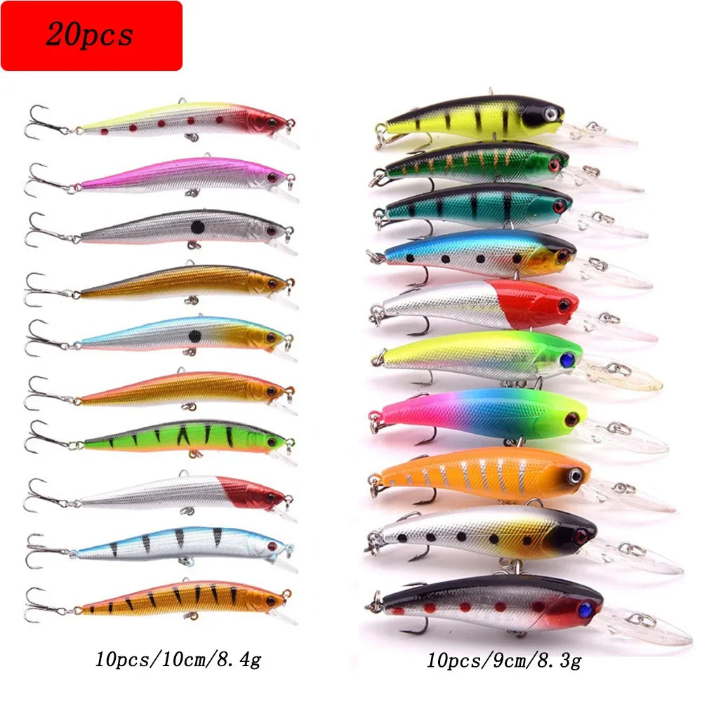 Elite Mixed Fishing Lure Kit - Crankbait & More ATHLEXES