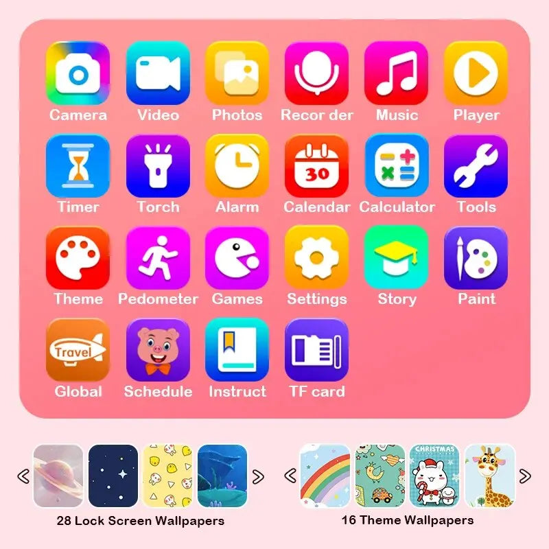 KidTech Touchscreen Camera Toy & MP3 Player ATHLEXES
