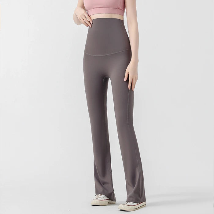 Chic Maternity Sharkskin Flare Yoga Leggings ATHLEXES