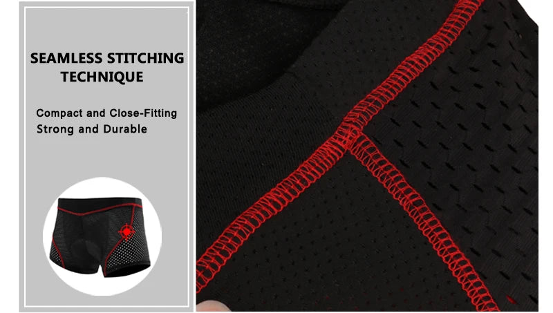 X-TIGER Men's 5D Gel Pad Cycling Shorts ATHLEXES