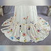 Beige Maternity Photo Dress Set with Applique ATHLEXES