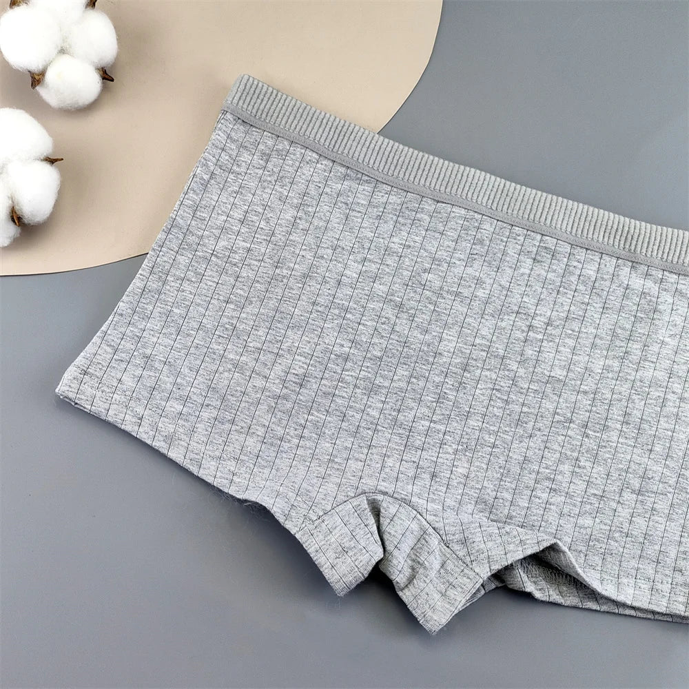 Cozy Cotton Ribbed Boyshorts Set for Women ATHLEXES