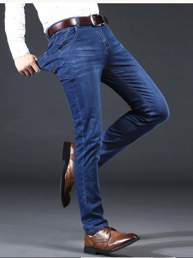 Luxury Stretch Slim Fit Denim Pants for Men ATHLEXES
