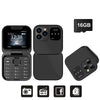 SERVO I16 Pro Mini Flip Phone with Dual SIM & FM Radio ATHLEXES