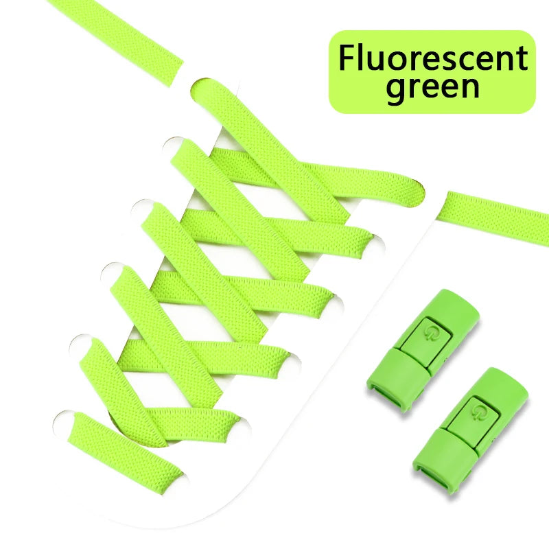 No Tie Elastic Press Lock Shoelaces for All ATHLEXES