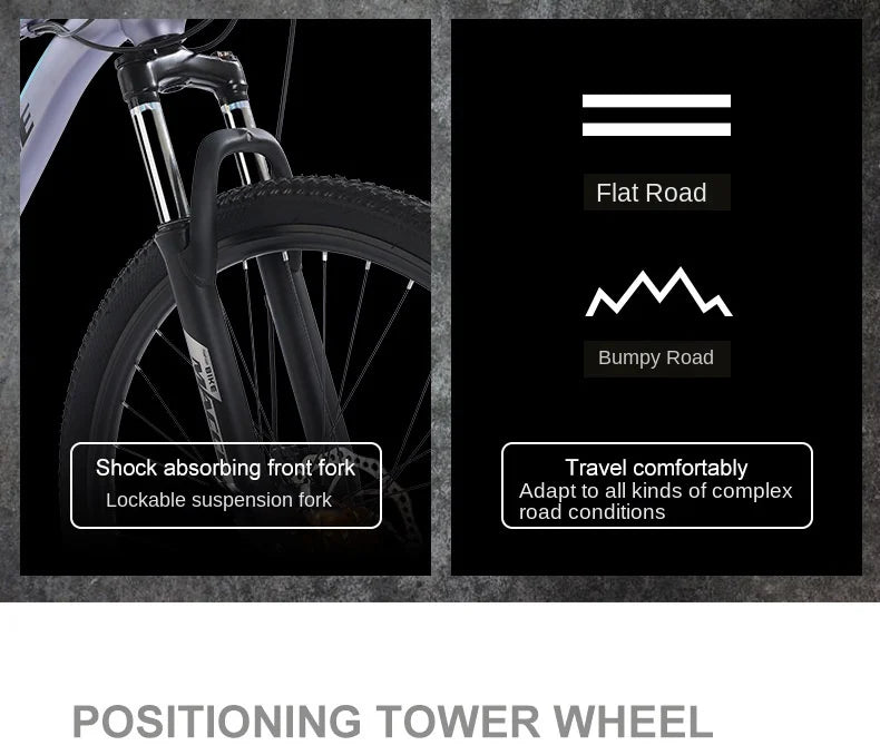 Chase 26 Inch Comfort Shock Absorber Mountain Bike ATHLEXES