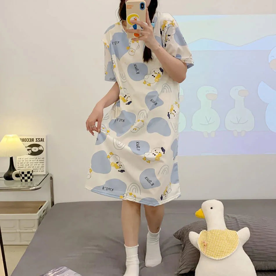 Chic Maternity Nightgown for Easy Breastfeeding ATHLEXES