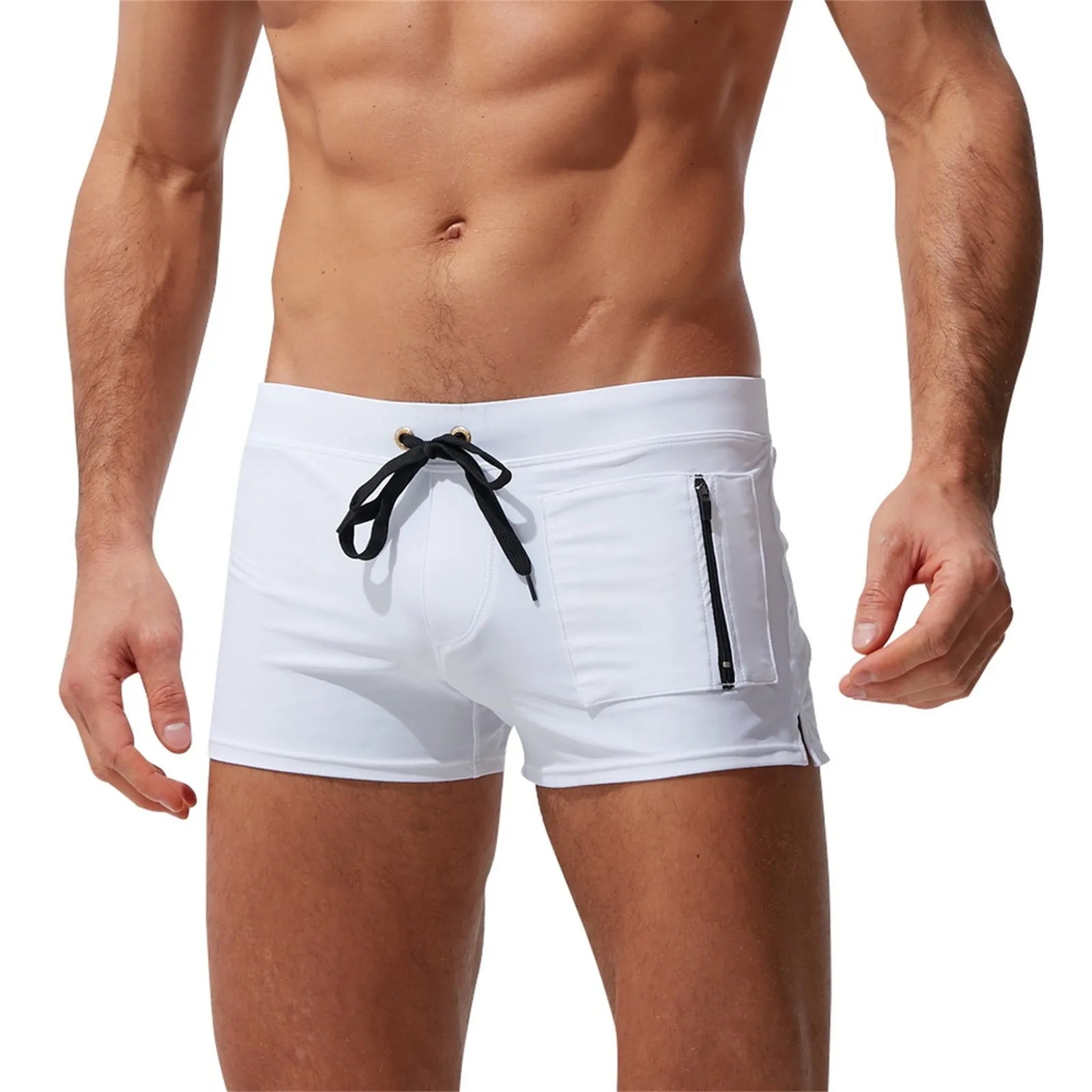 AquaComfort Men's Board Shorts with Zipper Pockets ATHLEXES